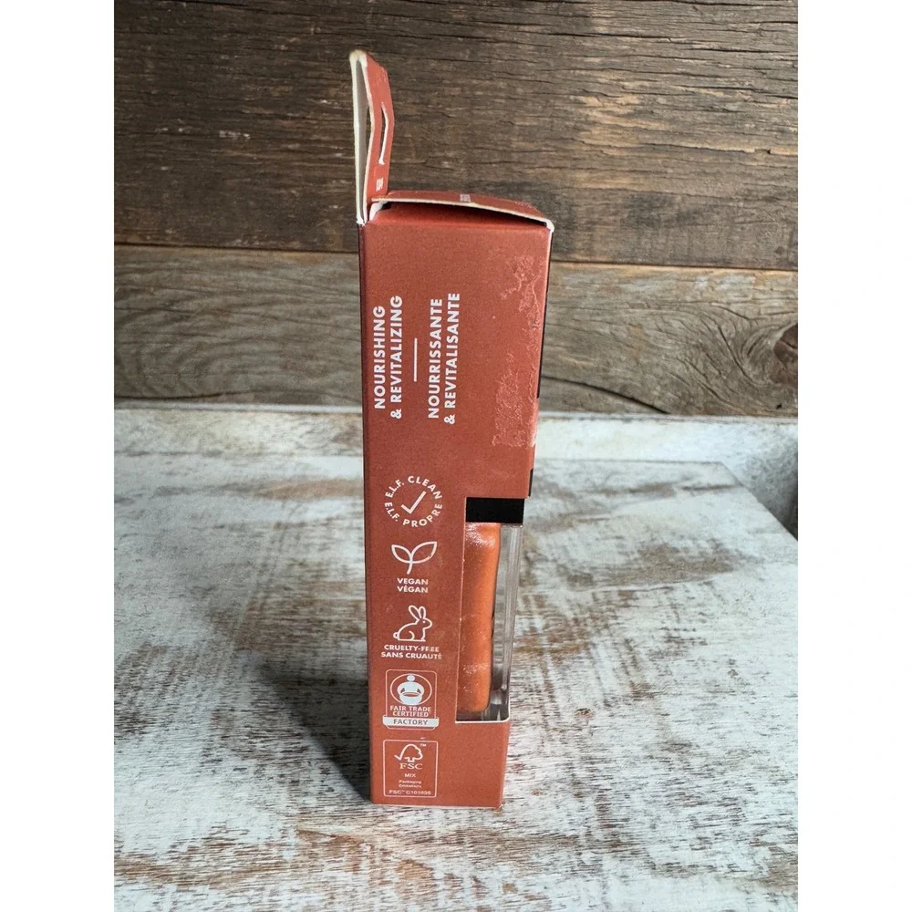 e.l.f. Glow Reviver Glimmer Lip Oil Super Neutral NEW 0.25oz MSRP $14 ELF